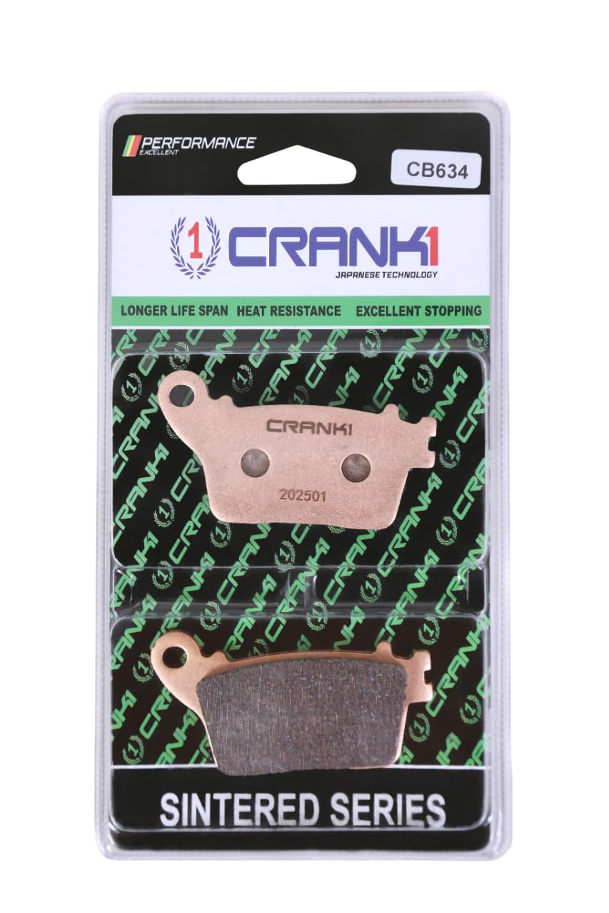 CRANK ONE Sintered Brake Pads Compatible For Kawasaki Ninja ZX